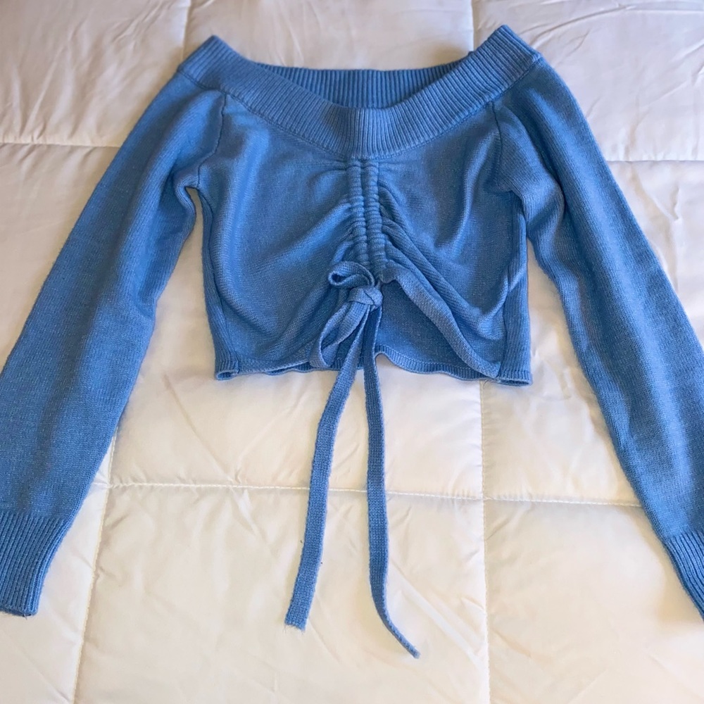 Fashion nova crop sweater.